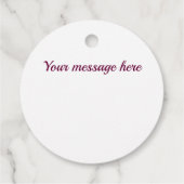 梅の紫と白のダイヤモンド模様 フェイバータグ (裏面)