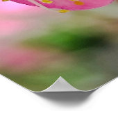 梅の花のクローズアップ ポスター (角)