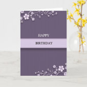梅の花の誕生日カード カード (黄色い花)