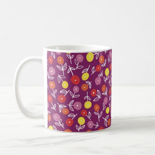 梅の花ディツィーマグ コーヒーマグカップ (左)