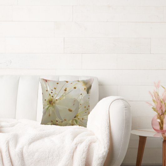 梅の花印象派の芸術とお名前 クッション (ソファ)