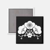 梅の花 マグネット (正面/裏面)