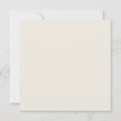 梅の鳥かご、ダマスク 招待状 (裏面)