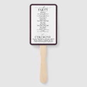 梅エレガント紫ひまわり水彩画 ハンドファン (裏面)