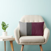 梅カラーブロック腰枕 ランバークッション (椅子)