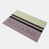 梅スタイリッシュ紫 ドアマット (アングル)