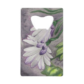 梅デイジー花 クレジットカード栓抜き (正面)