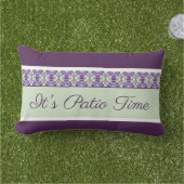 梅デザイナーとパティオの時パターン（の模様が）ある間 アウトドアクッション (芝生)