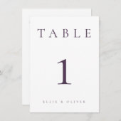 梅パープル結婚の/イベントII表番号 (正面/裏面)