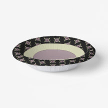 梅ファンシーと黒に薄緑