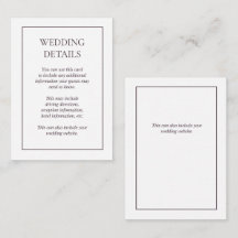 梅フォーマル紫の結婚詳細囲みカード