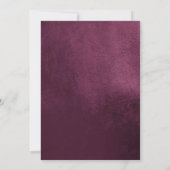 梅フォーマル紫ひまわり結婚水色 招待状 (裏面)