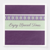 梅モダン紫パターン（の模様が）ある (正面)