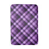 梅モダン紫模様中風呂マット バスマット (正面縦)