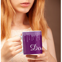 梅完璧 – カスタマイズ可能なグリッターコーヒーマグ