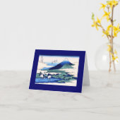 梅川北斎日本のファインアート カード (黄色い花)