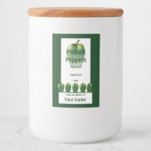 梅干しピーマン緑2x3 フードラベル (正面)