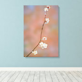 梅日本のの花 キャンバスプリント (インサイチュ (ウッドフロア))