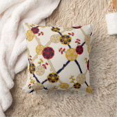 梅日本のの花 クッション (ブランケット)