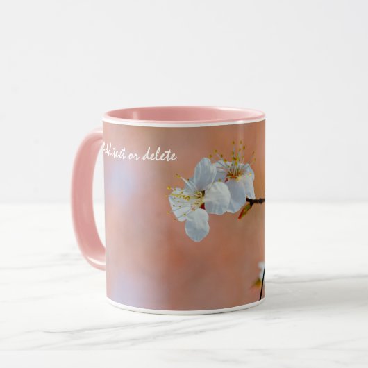 梅日本のの花 マグカップ (正面左)