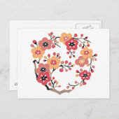 梅日本の輪 ポストカード (正面/裏面)