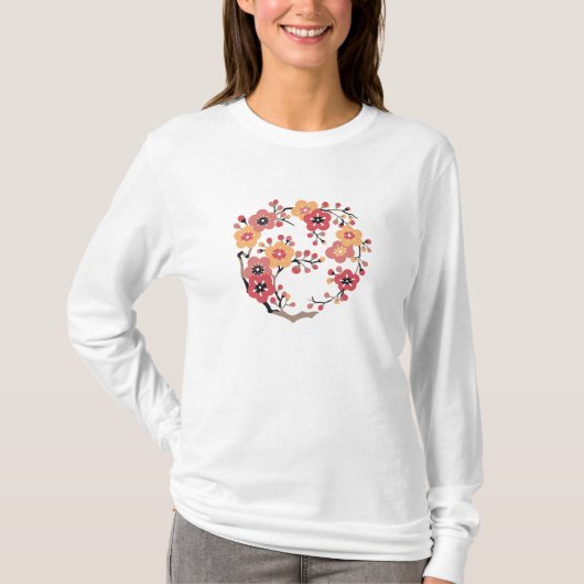 梅日本の輪 Tシャツ (正面)