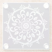 梅曼荼羅 ガラスコースター (裏面)