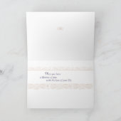 梅桃結婚色おめでとう カード (内部)