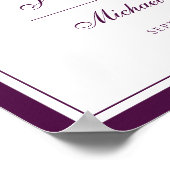 梅植物概要エレガントな結婚式へようこそ ポスター (角)