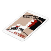 梅毒および淋病を押して下さい マグネット (左側)