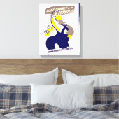 梅毒とギャンブルしない キャンバスプリント (インサイチュ (寝室))