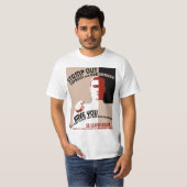 梅毒と淋病を根絶する Tシャツ (正面フル)