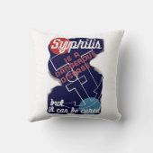 梅毒は危険な病だ クッション (裏面)