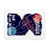 梅毒は危険な病気 マグネット (横)