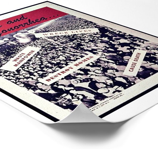 梅毒・淋病 ポスター (角)