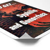 梅毒・淋病 ポスター (角)