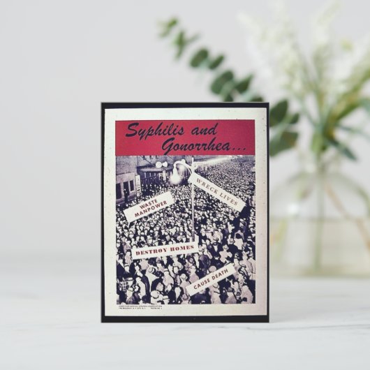 梅毒・淋病 ポストカード (スタンド正面)