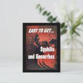 梅毒・淋病 ポストカード (スタンド正面)