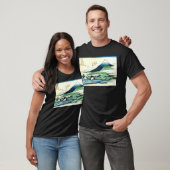 梅沢、北斎梅沢、北斎、浮世絵から富士山を望む Tシャツ (ユニセックス)