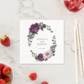 梅牡丹のナプキン結婚カクテルナプキン スタンダードカクテルナプキン (インサイチュ)