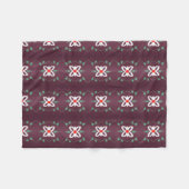 梅白の小投げ フリースブランケット (正面(横))