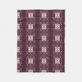 梅白の小投げ フリースブランケット (正面)