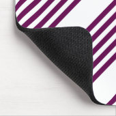 梅白5ストライプ型 マウスパッド (コーナー)