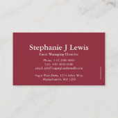 梅石果実農果物供給業者 名刺 (裏面)