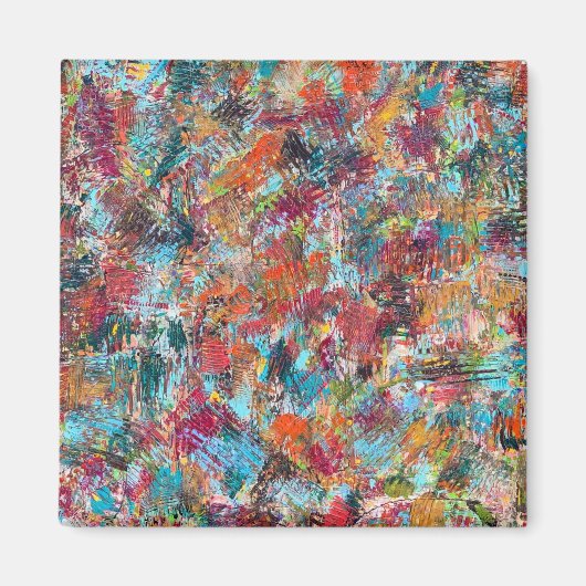 梅磁熱狂する石 マグネット (正面)