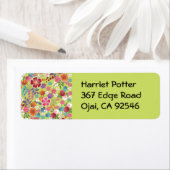 梅素晴らし日本のフローラ ラベル (インサイチュ)