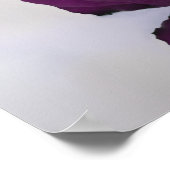 梅紫バラ29表結婚座図 ポスター (角)