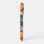 梅紫色のパンジー iPhoneケース (右側面)