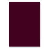 梅紫色の書道座図 テーブルナンバー (裏面)