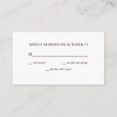 梅紫色ひまわり水彩囲いカード エンクロージャーカード (裏面)